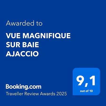 Vue Magnifique Sur Baie Ajaccio Apartment Портисио Екстериор снимка